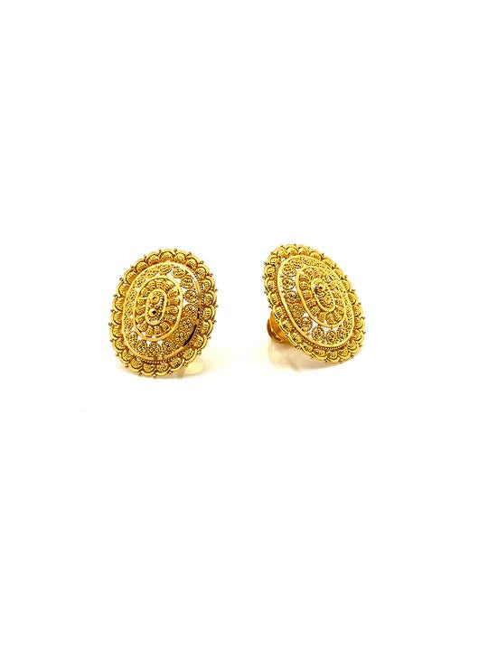 22K Gold Ladies Earrings
