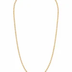 Gold-Tone Ball Bead Chain Necklace - vijaya jeweller