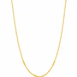 Gold-Tone Delicate Mesh Chain Necklace - vijaya jeweller - featured