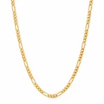 Gold-Tone Figaro Chain Necklace vijaya jeweller- featured