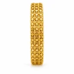 Gold-Tone Geometric Lattice Bracelet - vijaya jeweller - featured