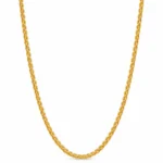 Gold-Tone Slim Rope Chain Necklace- vijaya jeweller - featured