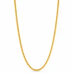 Gold-Tone Slim Woven Chain Necklace - vijaya jeweller featured