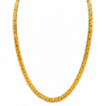 Gold-Tone Woven Chain Necklace - vijaya jewller - featured