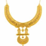 Royal Heritage Gold Statement Necklace - Vijaya jewellers- featured