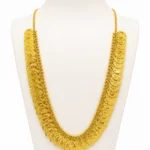 Traditional Gold Coin Mala Necklace with Bead Detailing- vijaya jeweller - featured